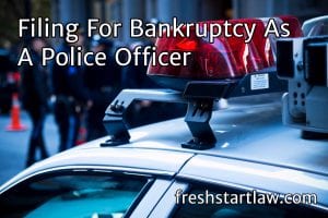 Filing For Bankruptcy As A Police Officer