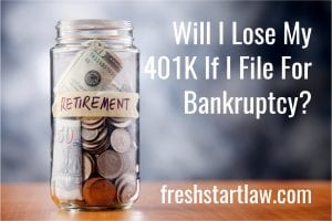 401K and bankruptcy